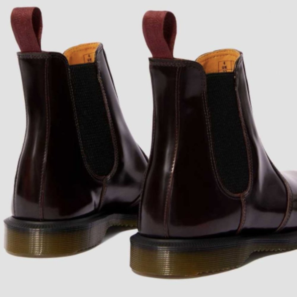 Dr. MarFLORA WOMEN'S ARCADIA LEATHER CHELSEA BOOTS